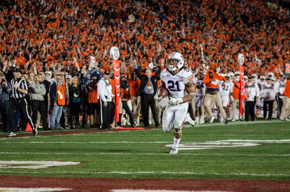 Tre Mason runs for a touchdown against Florida State at the BCS National Championship game.
Raye May / Design Editor
