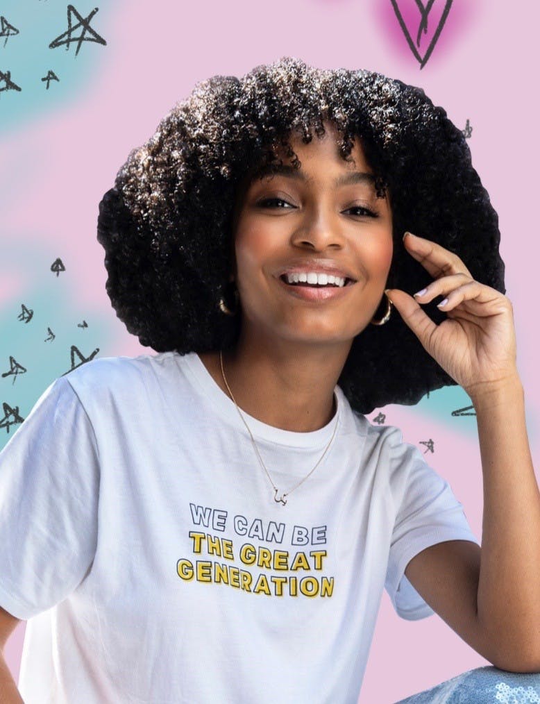 Yara Shahidi speaks to Emerge students on Jan. 16, 2020, in Auburn, Ala. 