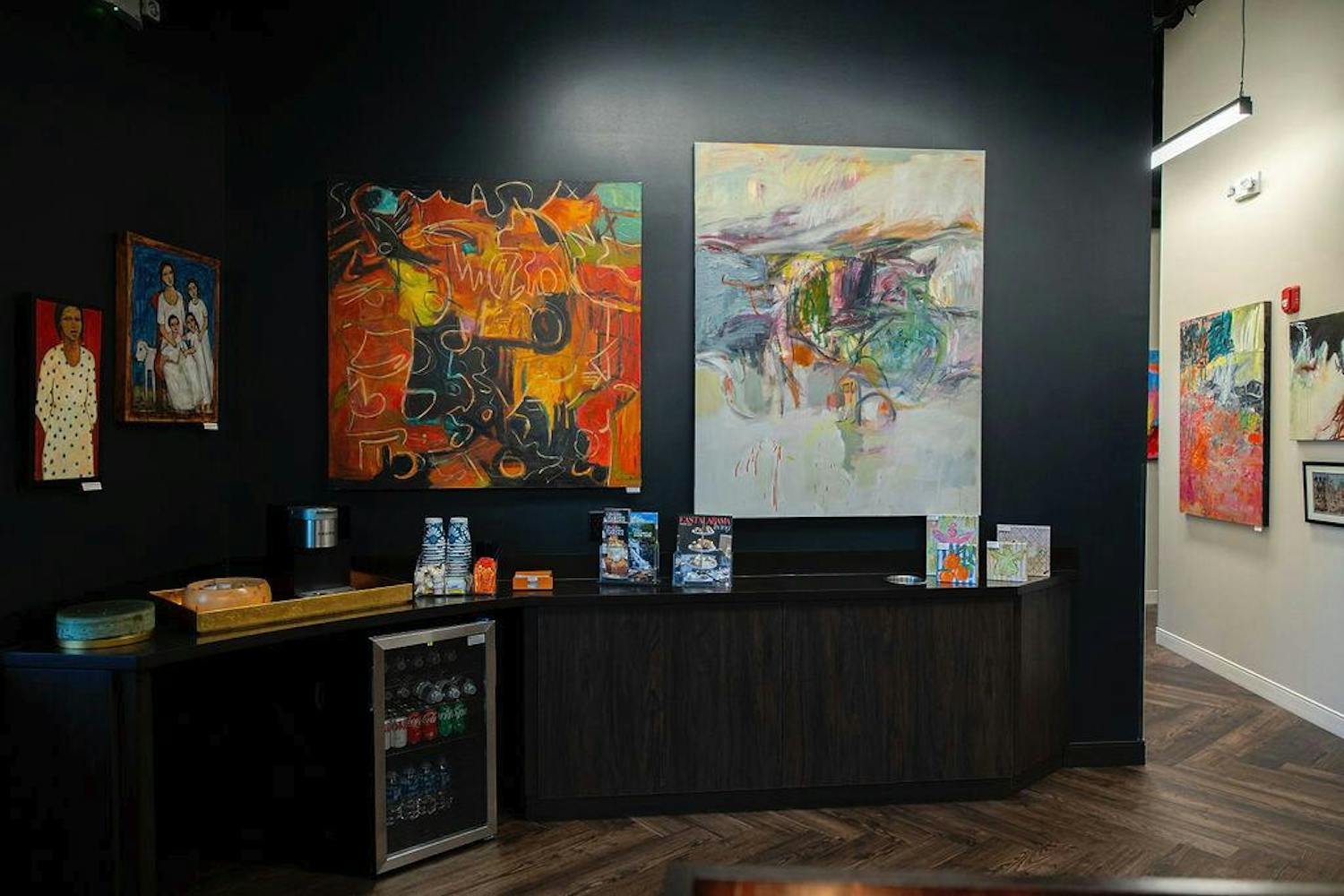 An art gallery at AO tourism