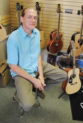 Mark McKenzie has owned The Guitar Shoppe for 17 years.