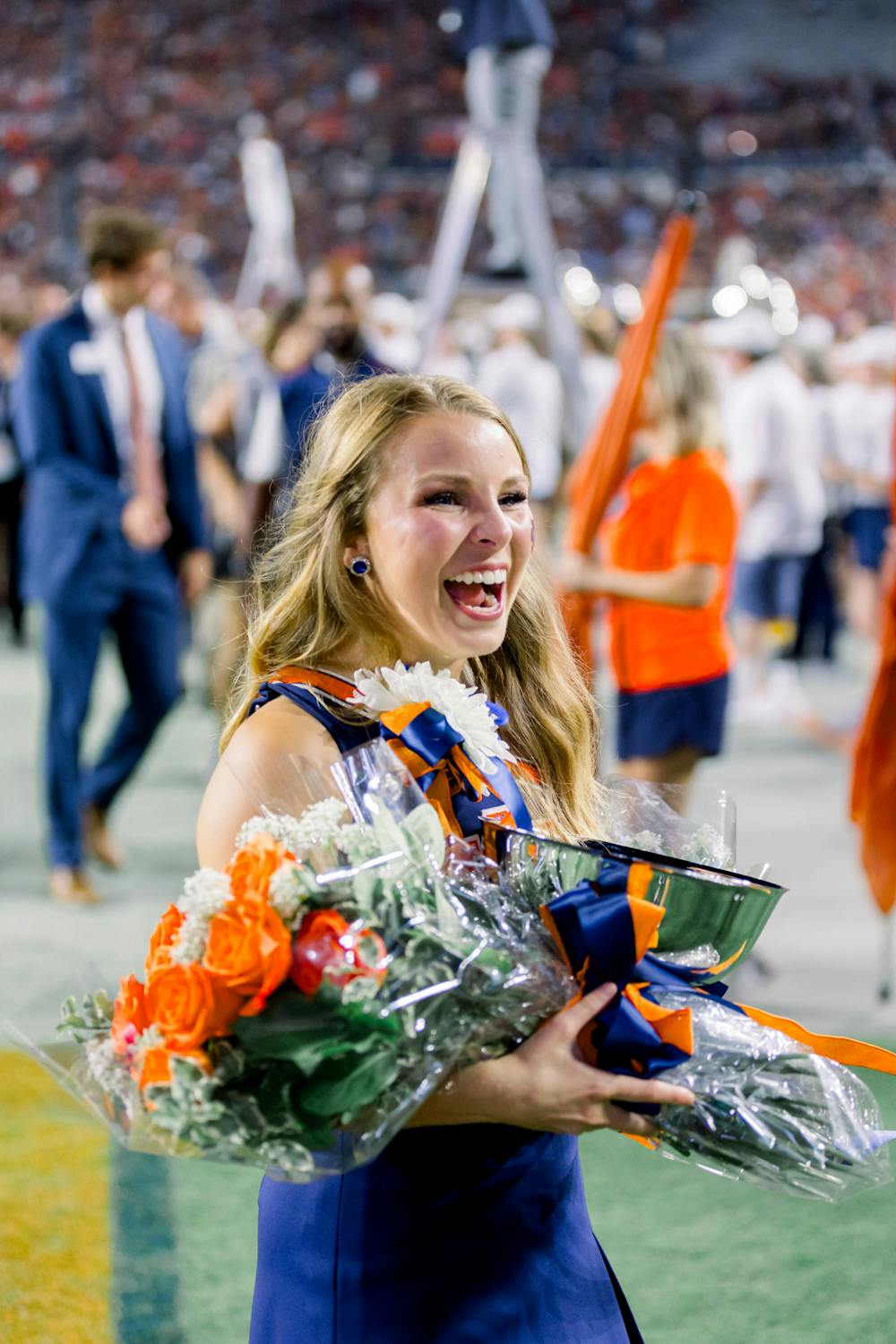 Ellie Korotky announced as Auburn University Miss Homecoming 2023 at the homecoming football game on Sept. 16, 2023.