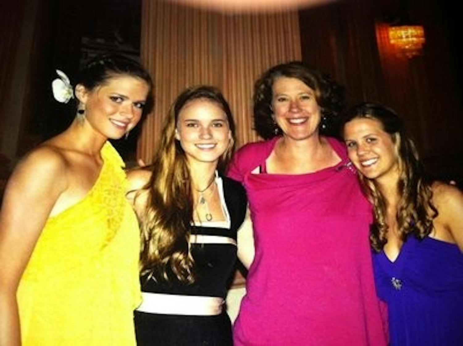 (From left) Cassandra Gacek, Laura Kennedy, Julie Albrecht and Madeline Irby. (Courtesy of Julie Albrecht)
