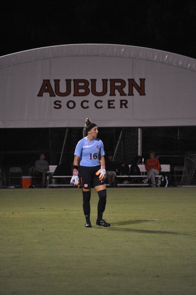 Goalkeeper, Alyse Scott. Anna Grafton / PHOTO EDITOR