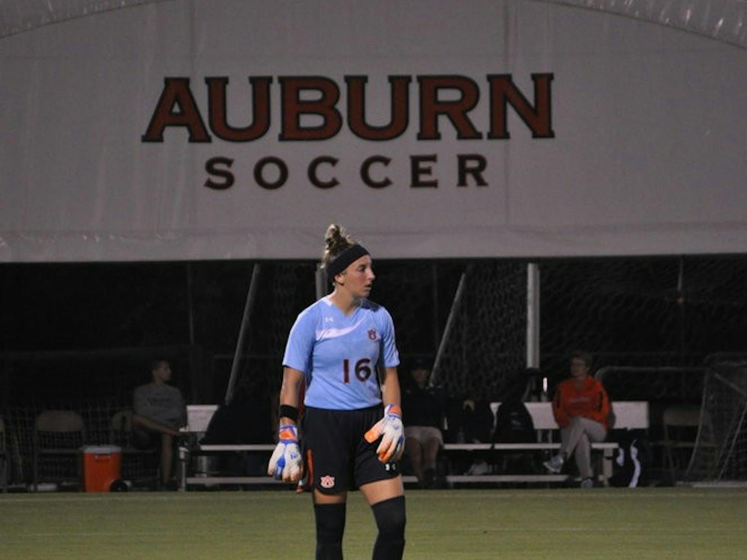 Goalkeeper, Alyse Scott. Anna Grafton / PHOTO EDITOR