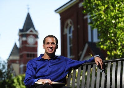 Auburn senior diver Dan Mazzaferro has been named one of six finalists for the prestigious Walter Byers Scholarship. A male and a female recipient for the $24,000 renewable scholarship will be selected later this month. (Todd Van Emst / Auburn Media Relations)
