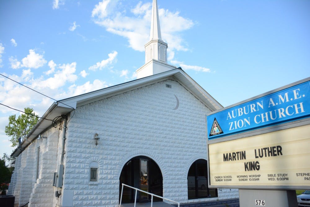 Auburn A.M.E Zion Church on April 3, 2018, in Auburn, Ala.&nbsp;