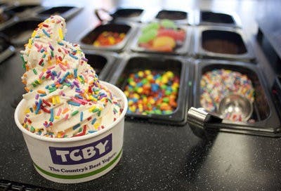 To honor TCBY's opening in 1981,  customers can enter to win a contest offering free yogurt for an entire year. (Emily Adams / Photo Editor)