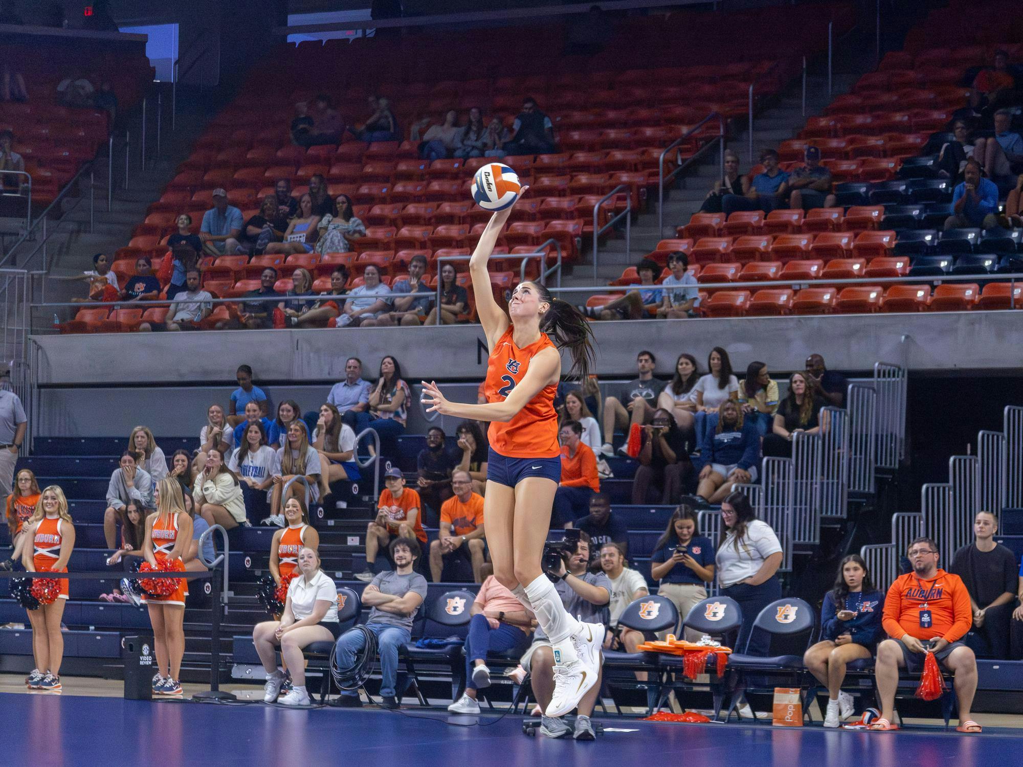 Auburn falls to No. 12 Texas in a 3-0 sweep - The Plainsman