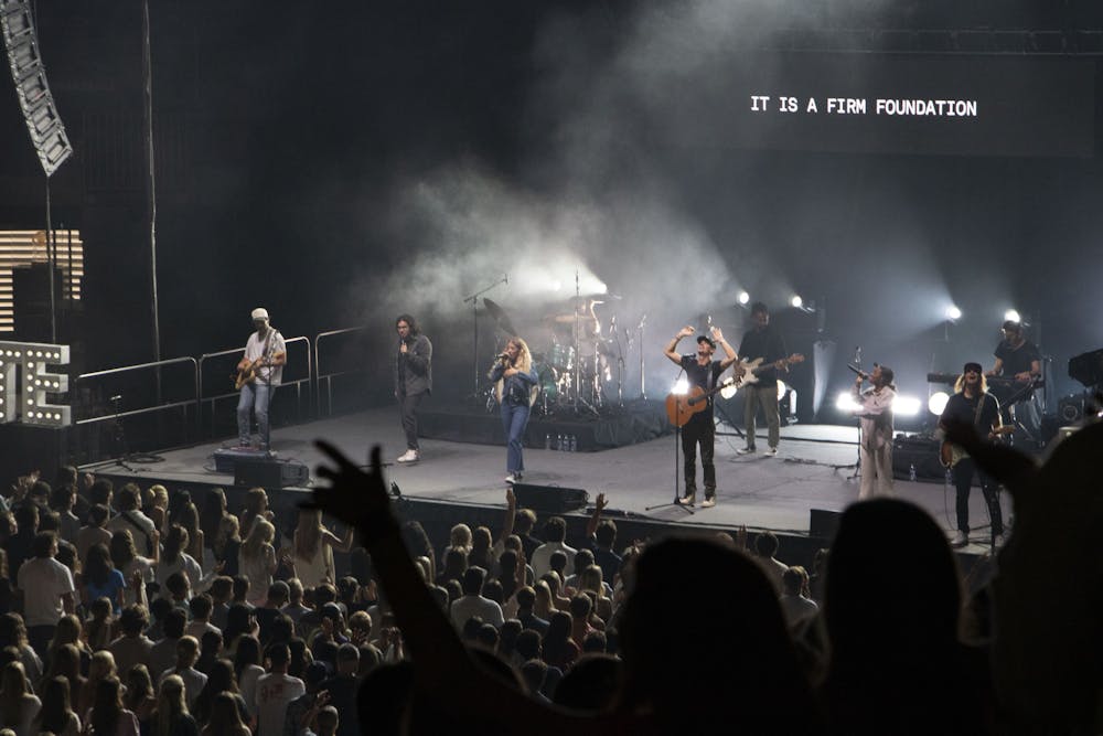<p>Unite worship event took place on Sept. 12 and drew in 4,000 attendees to Neville Arena and almost half of that to a pond to watch as 200 people were baptized.</p>