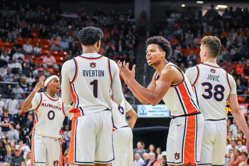 <p>Keyshawn Hall (7) gets upset with a call against Ole Miss in Neville Arena on February 28, 2026.</p>