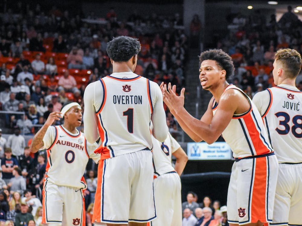 Keyshawn Hall (7) gets upset with a call against Ole Miss in Neville Arena on February 28, 2026.