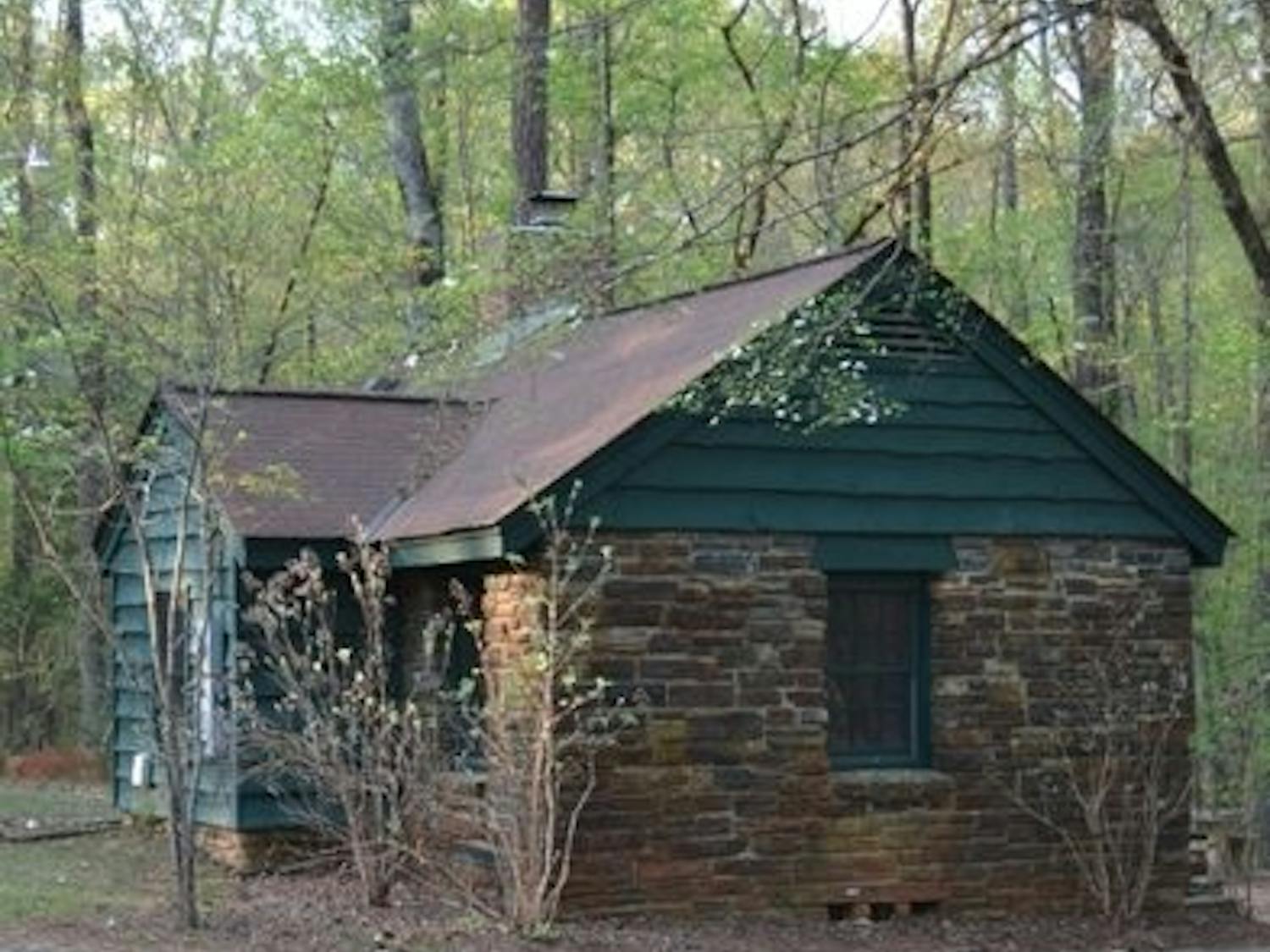 On its 696 acres, Chewacla State Park features many of the original structures, like this cabin, which was built in the 1930s. (FILE PHOTO)