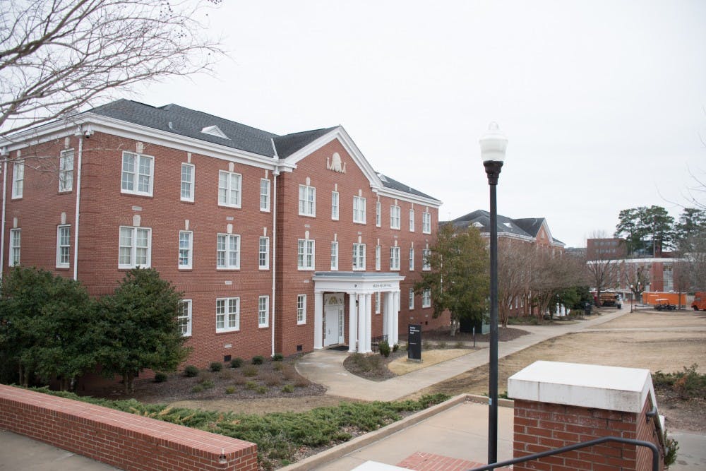 The Quad residence halls on Friday, Feb. 9, 2018, in Auburn, Ala.