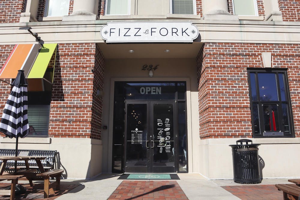 <p>Fizz N Fork, a new local restaurant, stands on Magnolia Street on Monday, Jan. 26, 2026.</p>