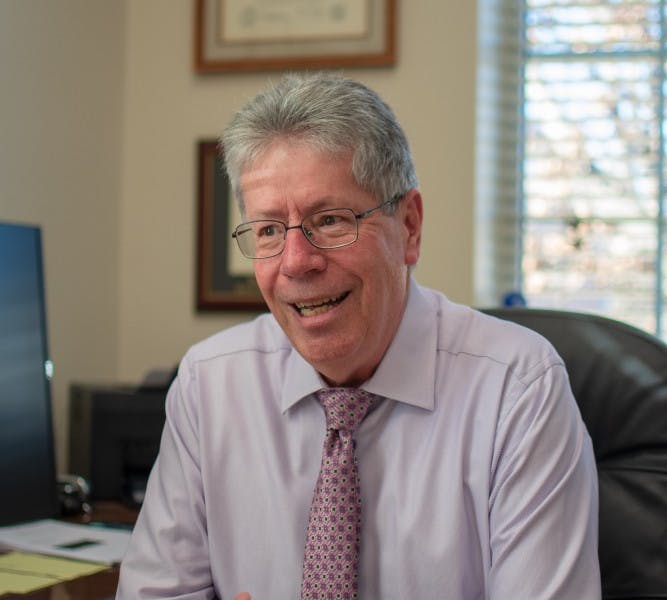 Auburn City Manager Jim Buston speaks with The Plainsman on Thursday, Jan. 31, 2019, in Auburn, Ala.