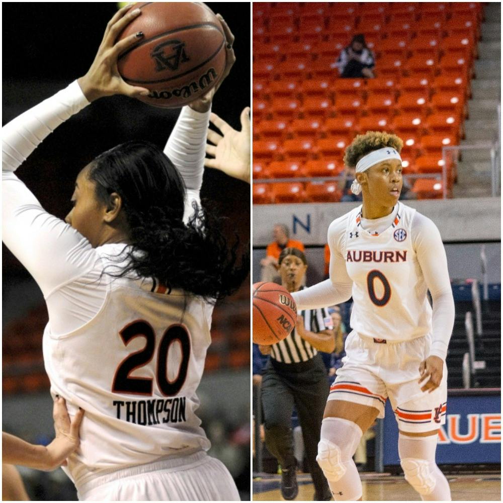 Unique Thompson (LEFT) and Daisa Alexander (RIGHT) were named to All-SEC postseason teams.