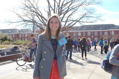 Amy Anne Olsen was named SGA vice president during callouts Tuesday, Feb. 19.