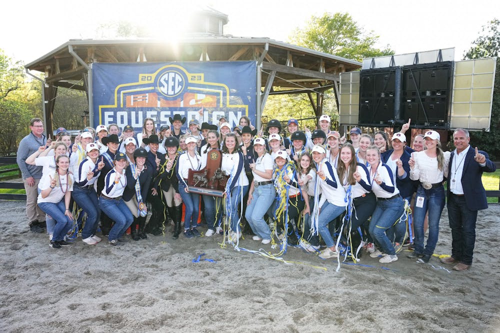 <p>Auburn celebrates it’s fifth-straight Southeastern Conference Equestrian Championship</p>