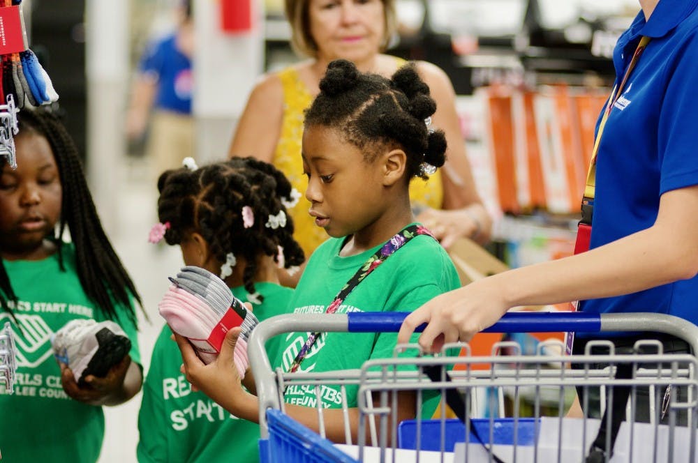 Academy Sports sponsors children at the Boys and Girls Clubs of Greater Lee County on Wednesday, July 18, 2018 in Auburn, Ala.