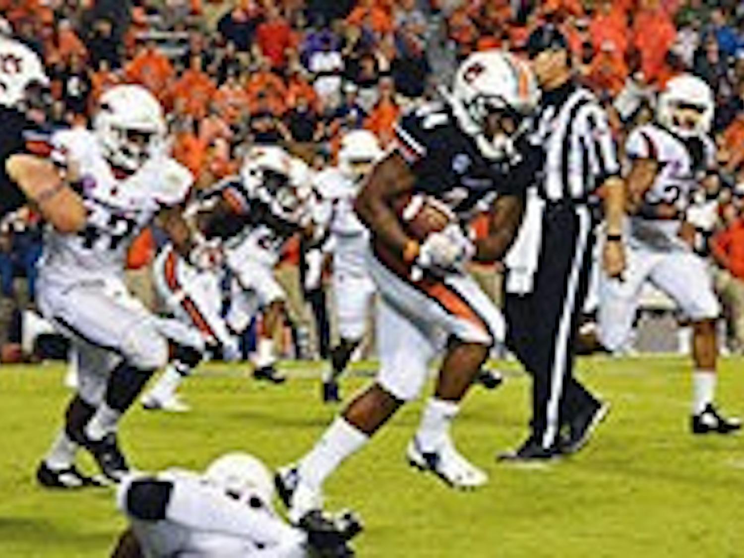 Senior Cameron Artis-Payne had a career-high of 26 carries and 177 yards in their season opening 45-21 victory over Arkansas.