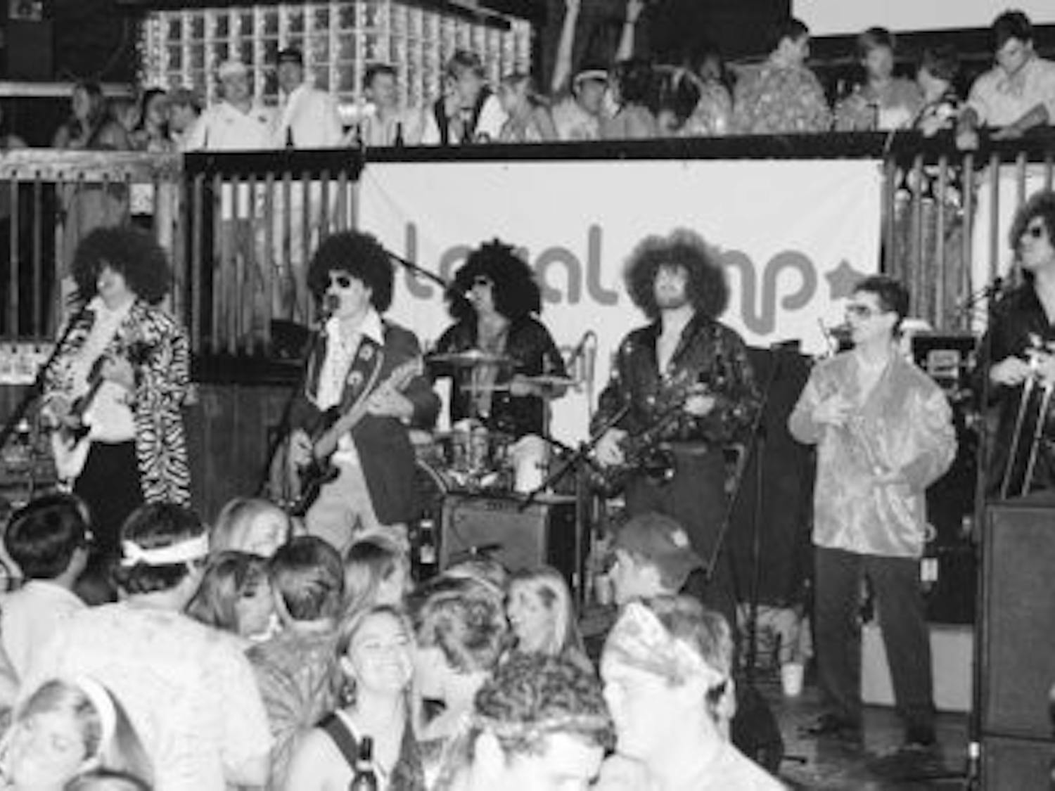 LavaLamp plays funky '70s tunes at SkyBar Cafe to a groovy crowd Thursday night as part of Auburn's Crawl for the Coast. (Brian Woodham / ASSOCIATE COPY EDITOR)