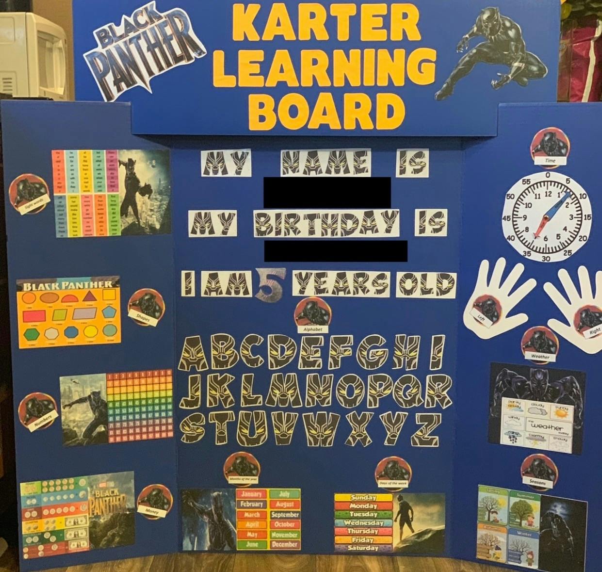 VJ's learning board