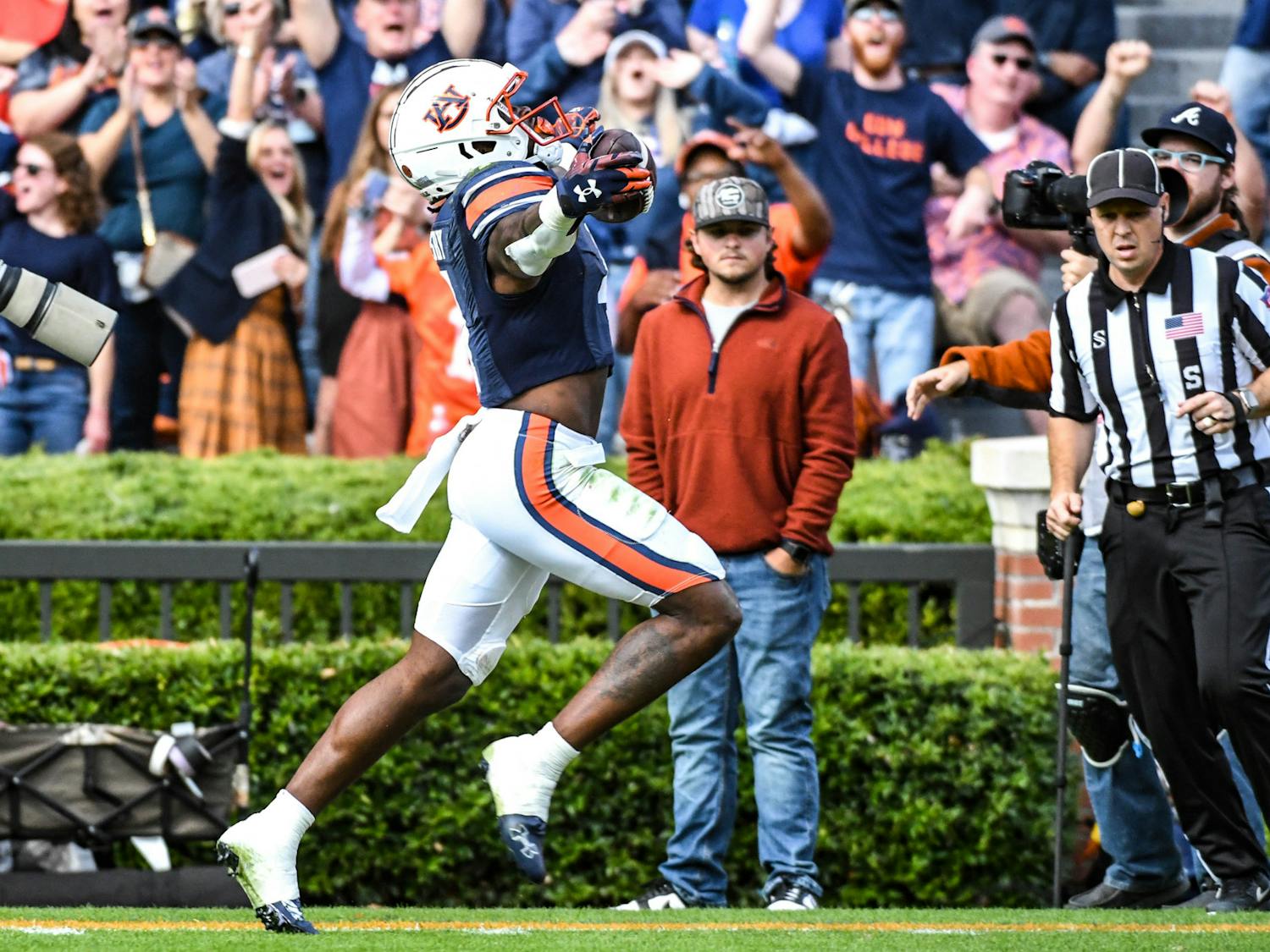 Auburn vs. Arkansas Tank Bigsby Touchdown
