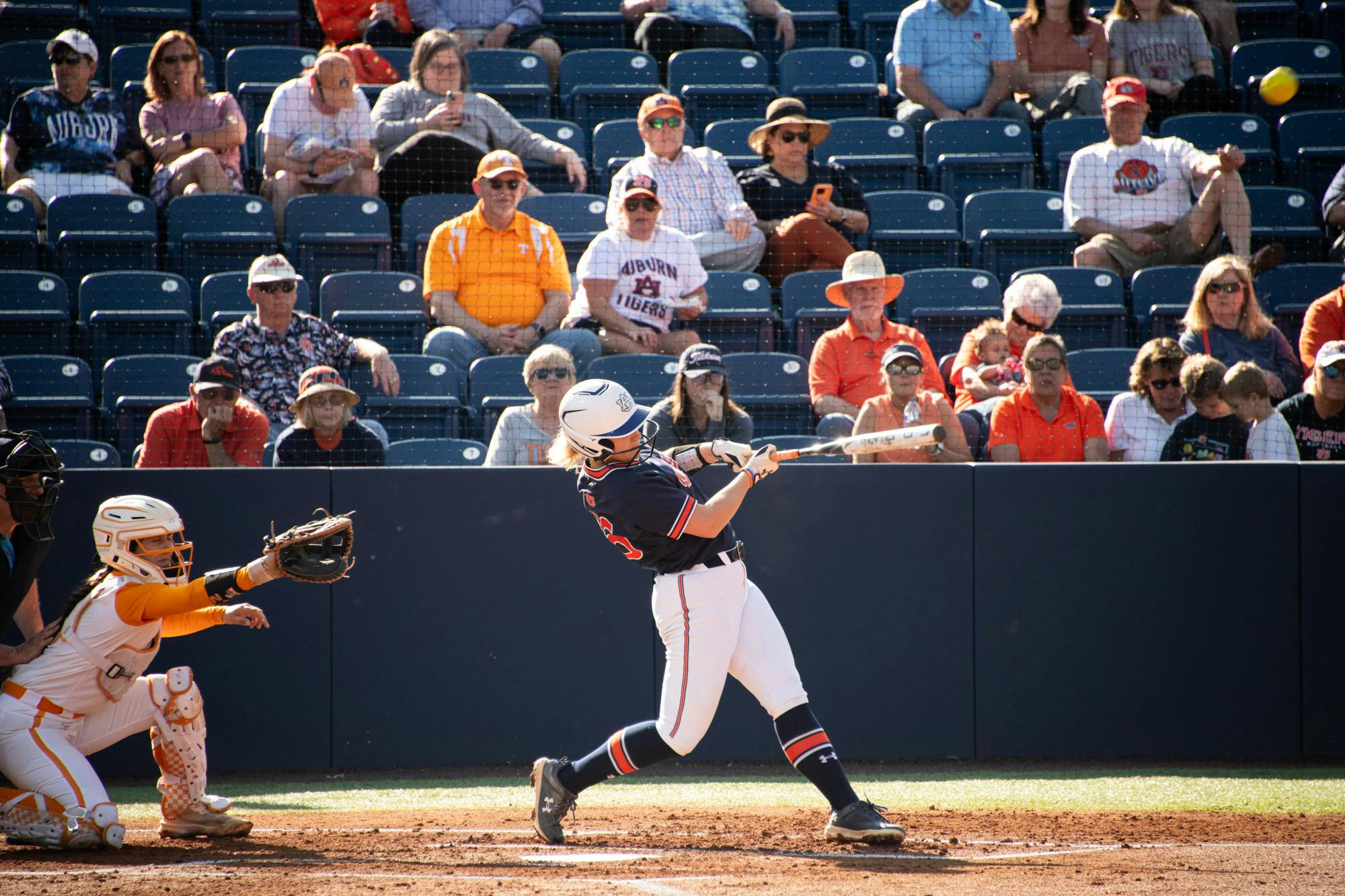 CP Auburn vs. Tennessee softball game day 2