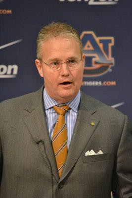 Jay Jacobs, Auburn director of athletics, spoke today about Gene Chizik and the future of the Auburn football program. (Danielle Lowe / ASSISTANT PHOTO EDITOR)