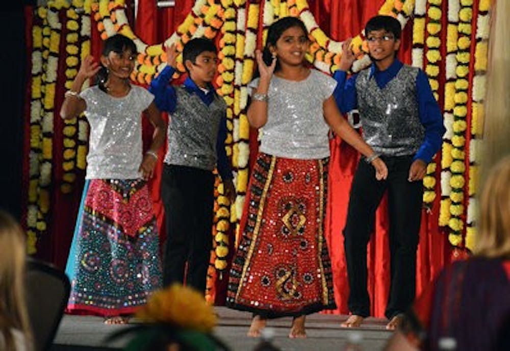 Disco Desis performs during the Diwali festival held in the Student Center ballroom on Nov 1, 2014. (Emily Enfinger | Assistant Photo Editor)