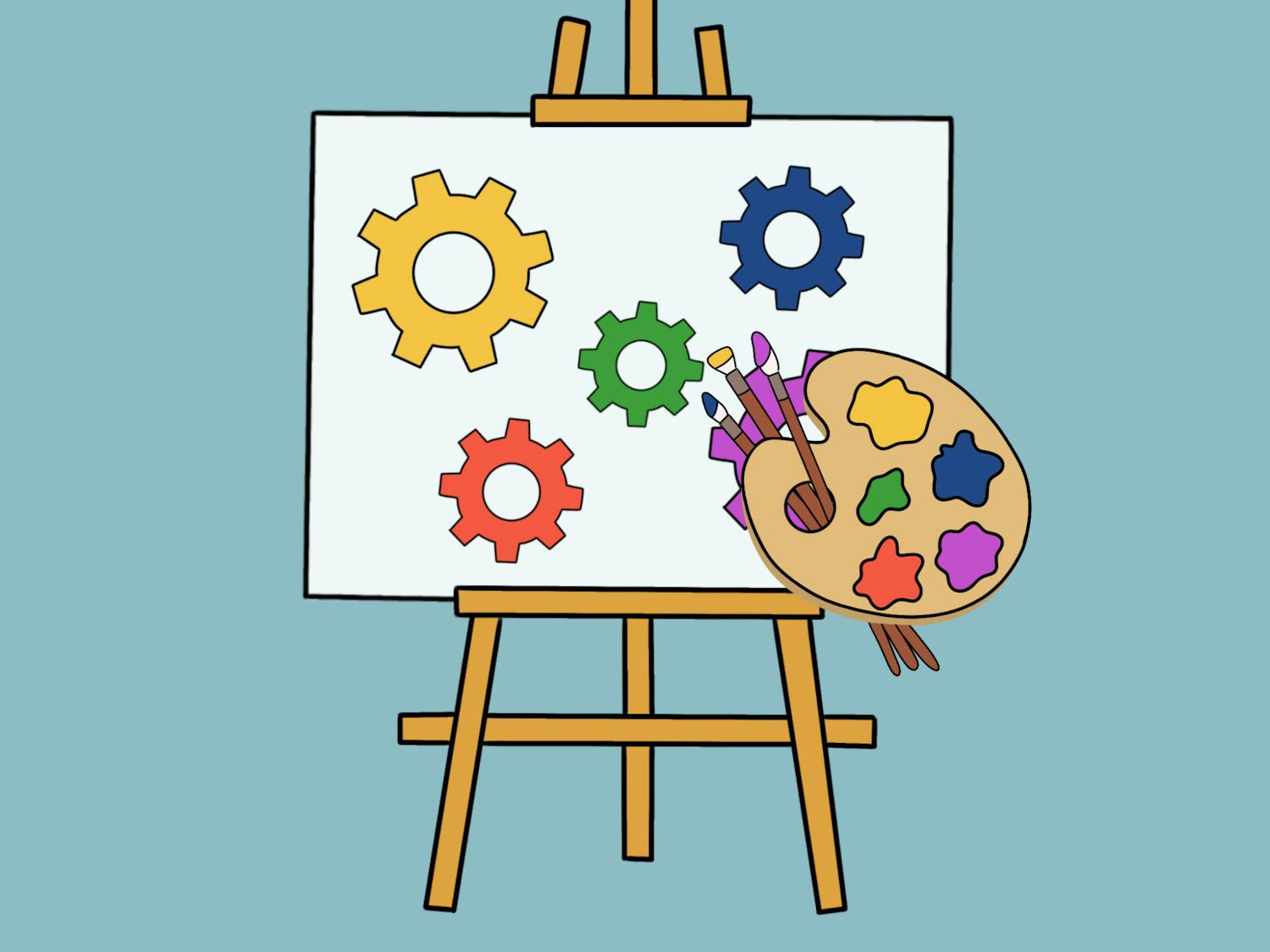 Engineering Fine Arts Graphic