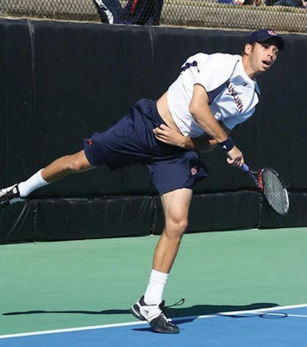 Puetz fell to No. 16 seed Fabio Fognini in the second round of Wimbledon. (Contributed by Auburn Athletics)