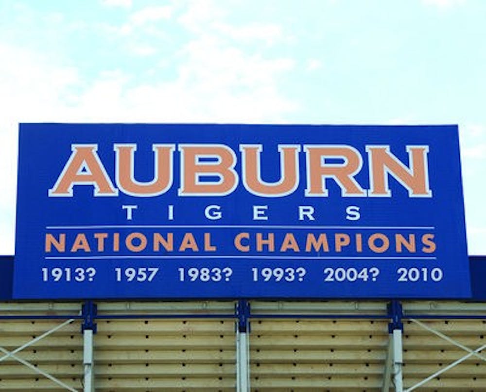 The University and fans of Auburn Football discuss retroactively claiming national championship titles for the years 1913, 1983, 1993 and 2004. (Raye May | Photo & Design Editor)