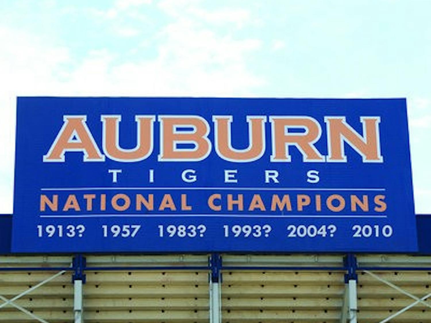 The University and fans of Auburn Football discuss retroactively claiming national championship titles for the years 1913, 1983, 1993 and 2004.