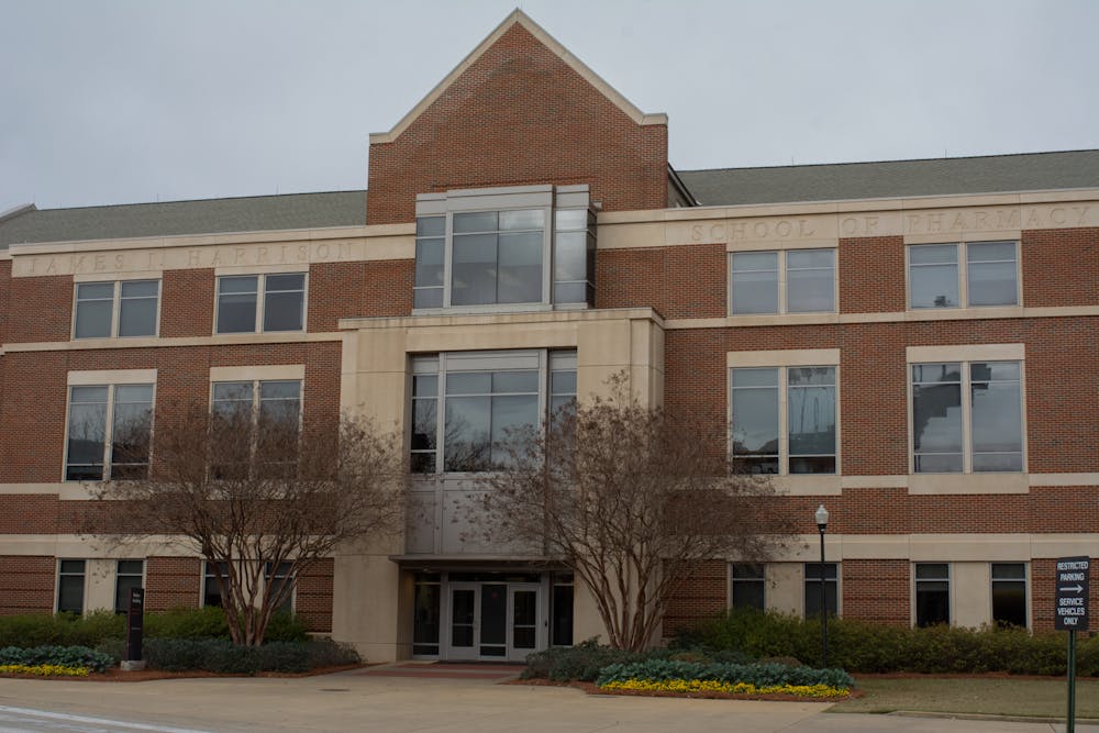<p>The Harrison School of Pharmacy on Auburn University's campus.</p>