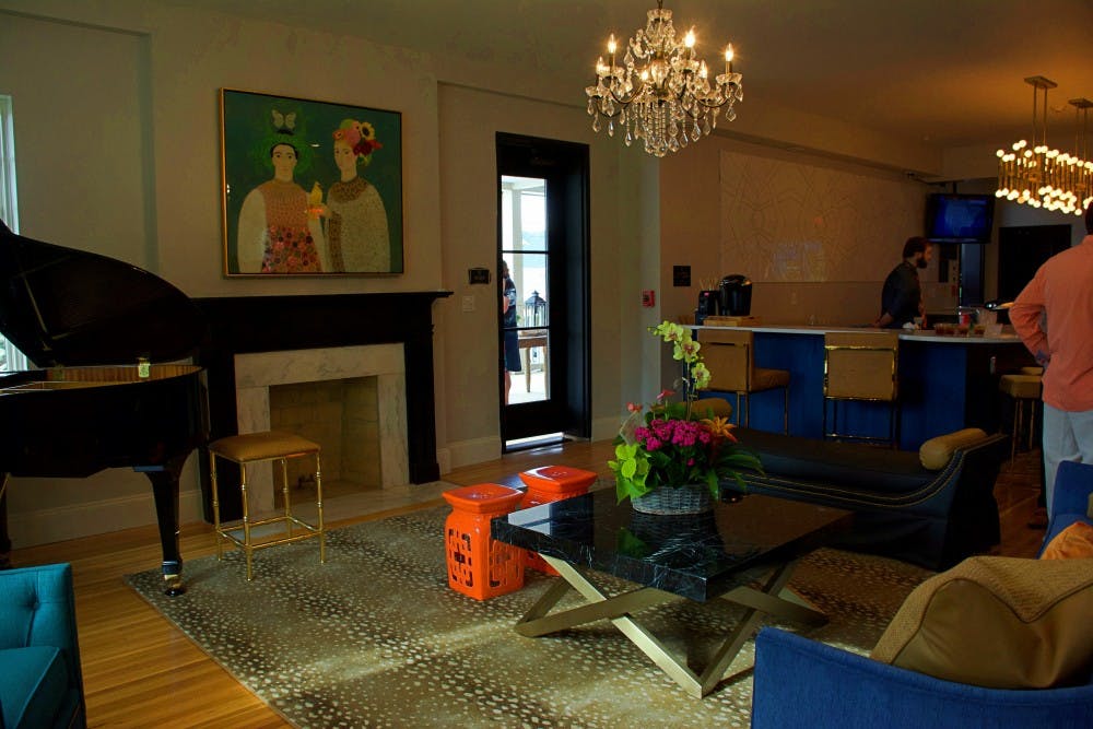 The lobby of The&nbsp;Collegiate&nbsp;Hotel at Auburn Friday, June 15, 2018 in Auburn, Ala.&nbsp;