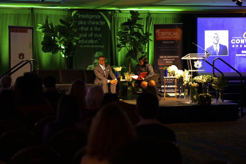 Eddie Glaude speaks at the Critical Conversations Speaker Series held at The Hotel at Auburn University on Jan. 21, 2020, in Auburn, Ala.