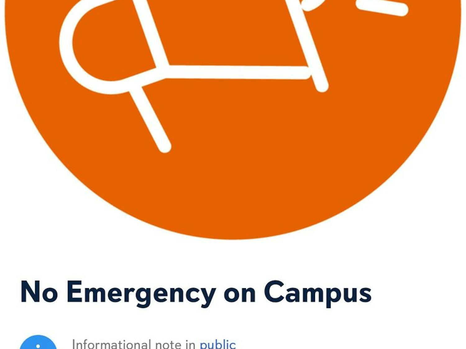 AU Alert all clear issued Nov. 6, 2025.