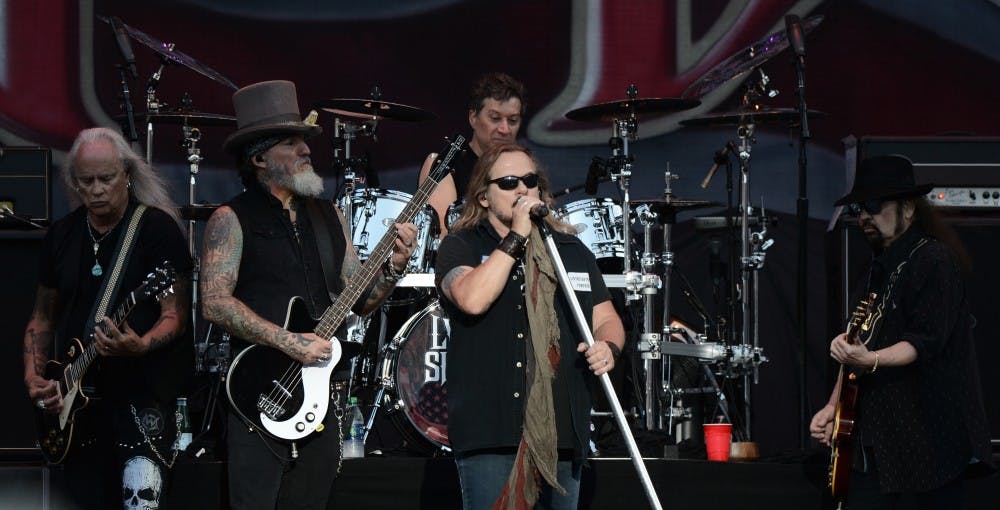 Lynyrd Skynyrd performs at Music and Miracles Superfest on Saturday, April 22, 2017 at Jordan-Hare Stadium in Auburn, Ala.