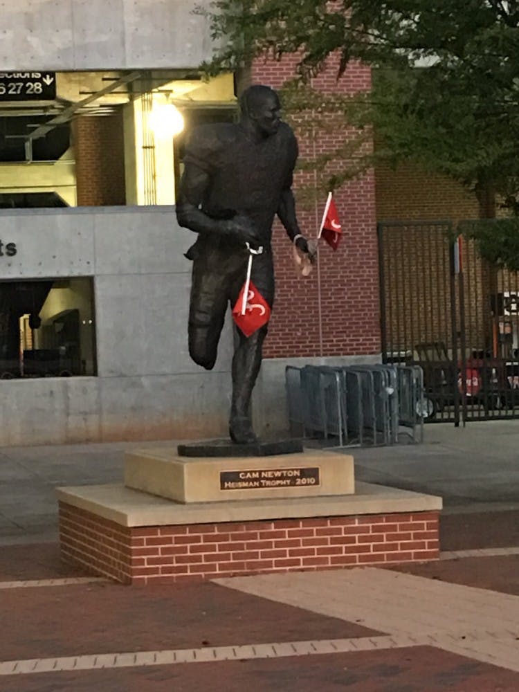 Cam Newton statue 