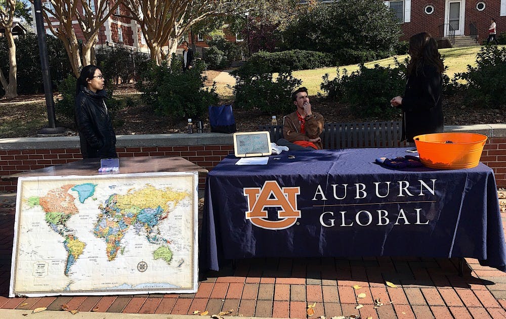 Auburn Global celebrates International Education Week on the Haley Concourse on Wednesday, Nov. 15, 2017.