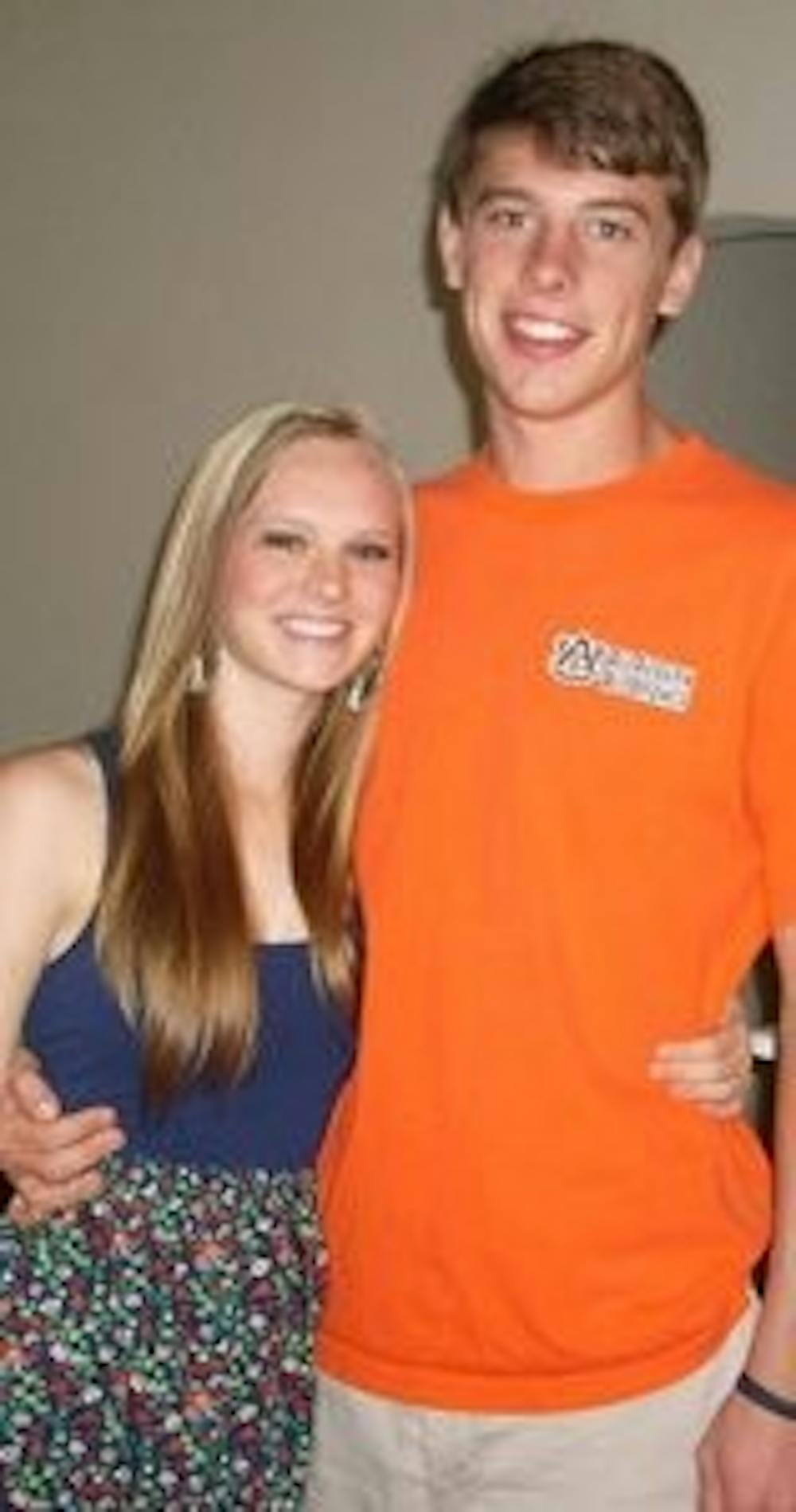 Benjamin Henley Carr (right) and girlfriend Mary Grace Rogers (left). (Taken from Rogers' Facebook page).