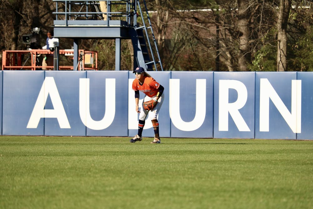 Alyssa Rivera (21) during the Auburn Softball vs. Alabama State on Saturday, Feb. 15, 2020, in Auburn, Ala. 