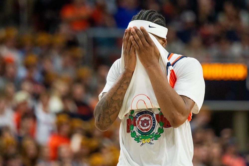 <p>Sophomore guard Tahaad Pettiford broods after turning the ball over in Neville Arena on Feb. 10, 2026.</p>
