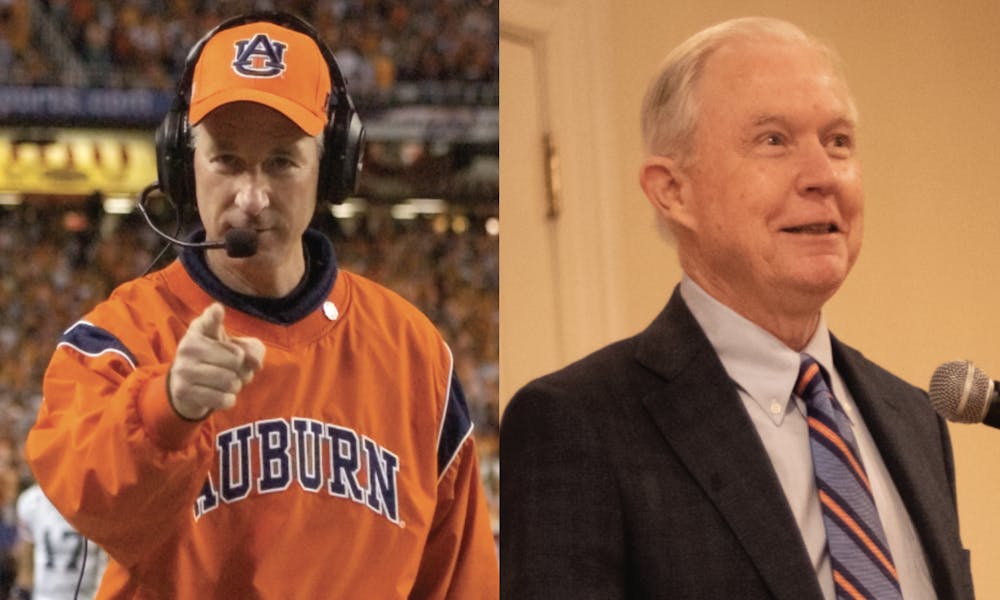 Tuberville and Sessions were in a tight race with seven competitors for the Senate seat.