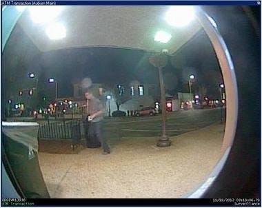 Citizens are advised to call Auburn Police if they know the suspects shown in this image from an ATM camera. (Courtesy of Auburn Police)