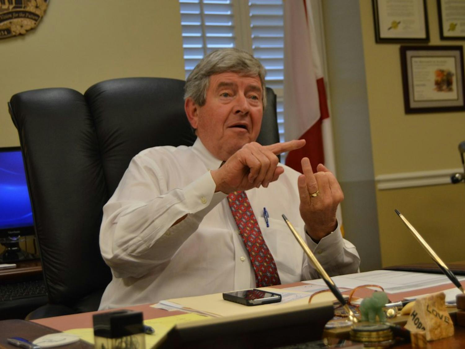 Opelika Mayor Gary Fuller is currently serving his fifth consecutive term.