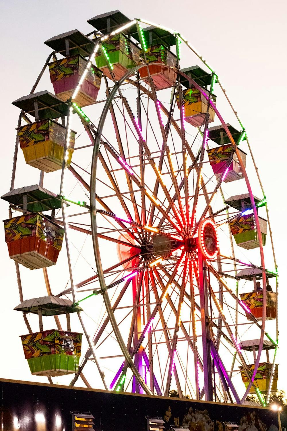 The Ferris Wheel at the 2025 Lee County Fair on Wednesday, Oct. 1, 2025.