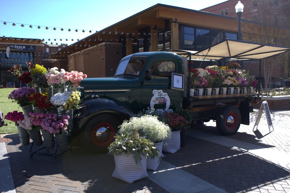The Flower Truck at Hey Day Market on February 13, 2024