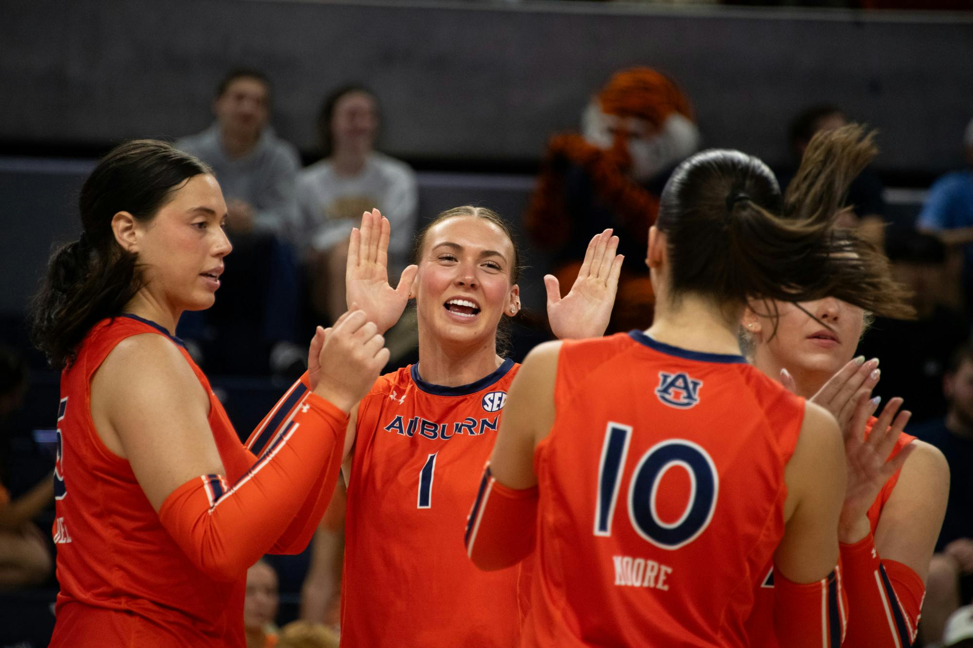 AU vs Troy Volleyball game 2025_4